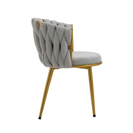 Cora Dining Chair with Gold Legs (Set of 2)