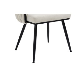 Taniya Fabric Dining Chair with Black Legs (Set of 2)