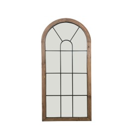 Industrie Arched Wooden Mirror