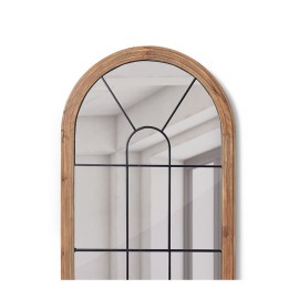 Industrie Arched Wooden Mirror