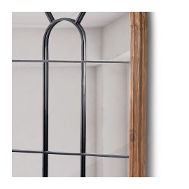 Industrie Arched Wooden Mirror