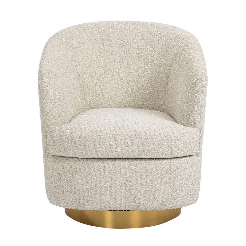 Sound Boucle Swivel Accent Chair
