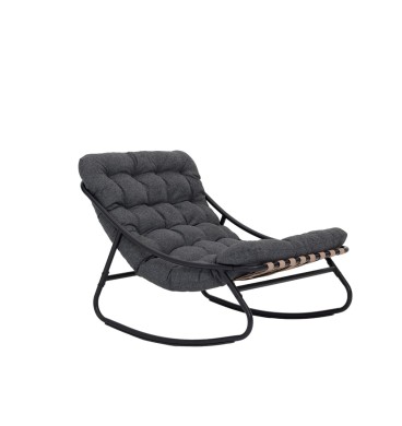 Crawford Outdoor Rocking Chair - Dark Grey