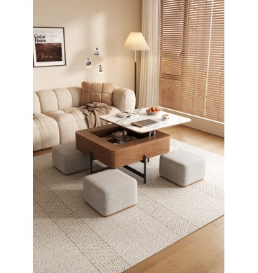 Annabelle Coffee Table Set with 4 Seats