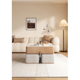 Annabelle Coffee Table Set with 4 Seats