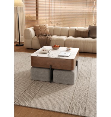 Annabelle Coffee Table Set with 4 Seats