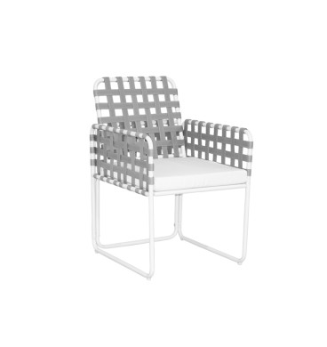 Brooke 3-Piece Outdoor Balcony Set - Grey