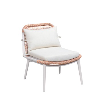 Bennie 5-Piece Outdoor Lounge Set - Cream