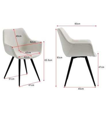 Gubi Fine Boucle Dining Chair